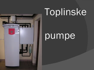 Toplinske  pumpe  