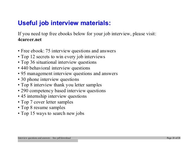 top 20 behavioral interview questions