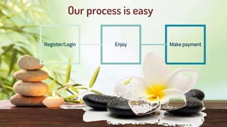 Our process is easy
Register/Login Make paymentEnjoy
7