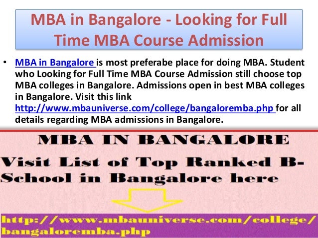 Top Mba Colleges In Bangalore Through Mat