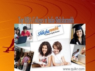 Top MBA College in India

 