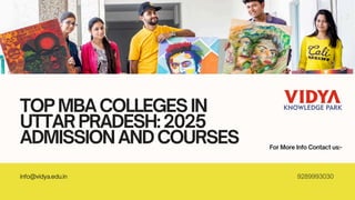 Top MBA Colleges in Uttar Pradesh 2025 Admission and Courses.pdf