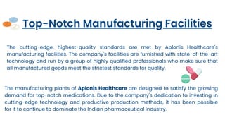 Top Medicine Manufacturers In India | Aplonis Healthcare
