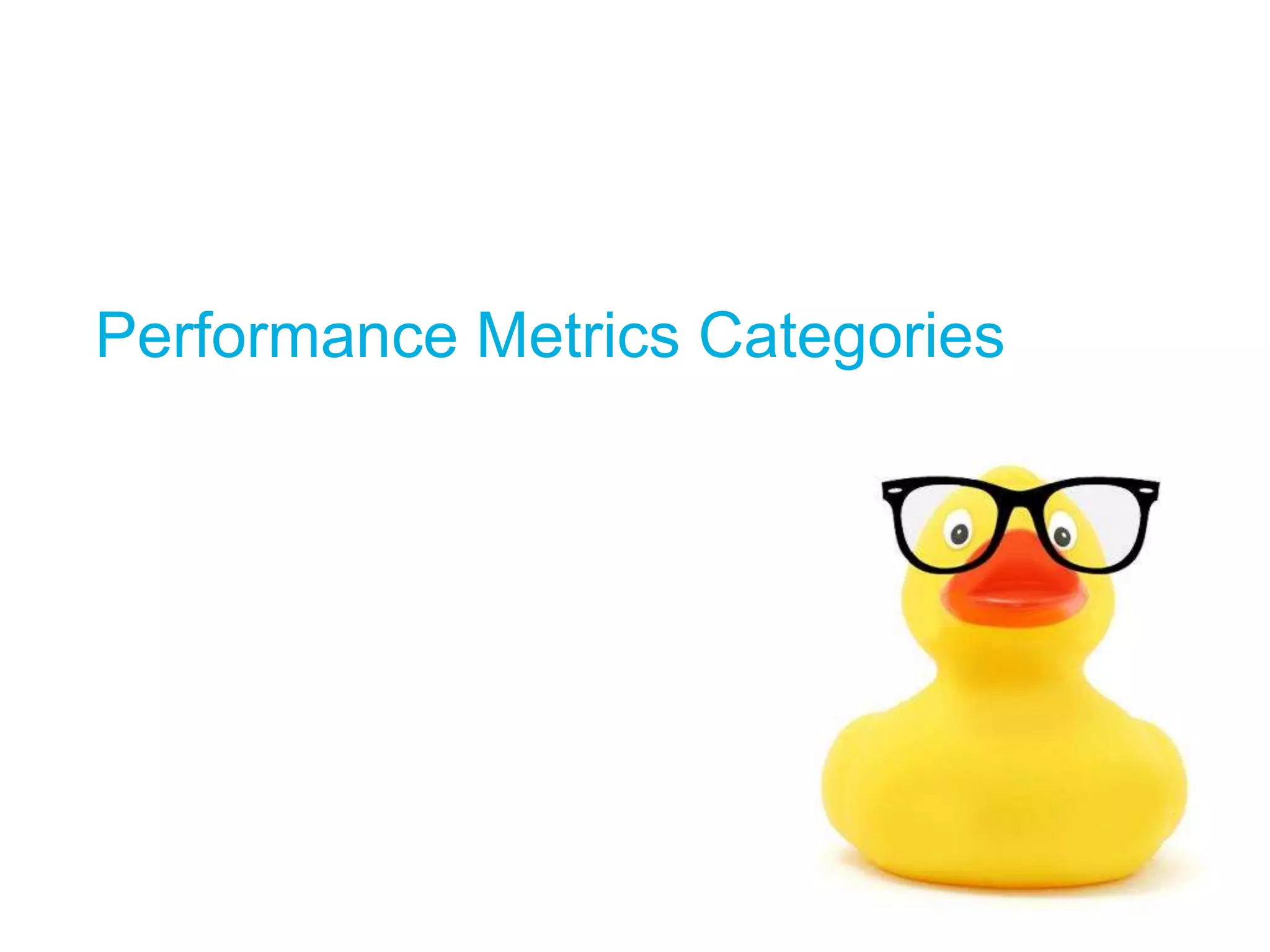 Performance Metrics Categories
 