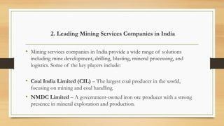 Top Mining Services Companies and Material Handling Equipment.pptx
