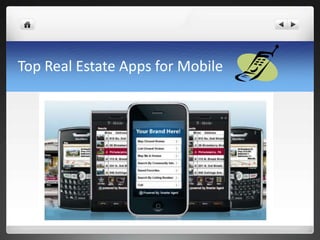 Top Real Estate Apps for Mobile
 