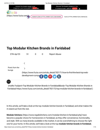 top modular kitchen brand in faridabad.pdf