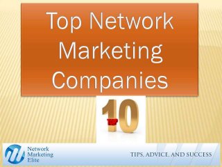 Top network marketing companies