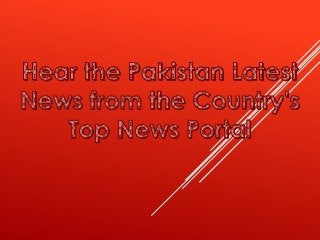 Top Pakistan news portal