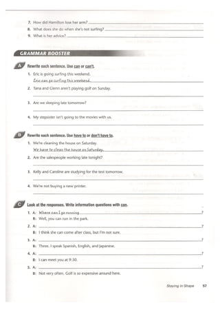 Top notch 1 second edition workbook | PDF