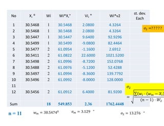Understanding Measurement Errors and Statistical Analysis in Topometric ...