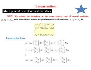 Linearization Form Comprehensive Guide to Error Propagation and Linearization in ...