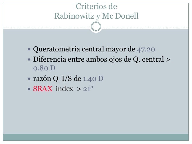 Topografía corneal en el preoperatorio de cirugía