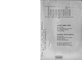 Topografía torres y villate