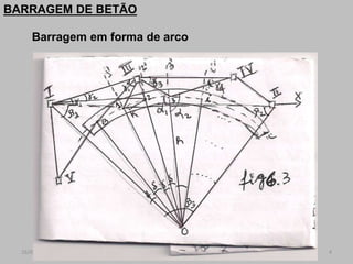 16/09/2015 4
Barragem em forma de arco
BARRAGEM DE BETÃO
 