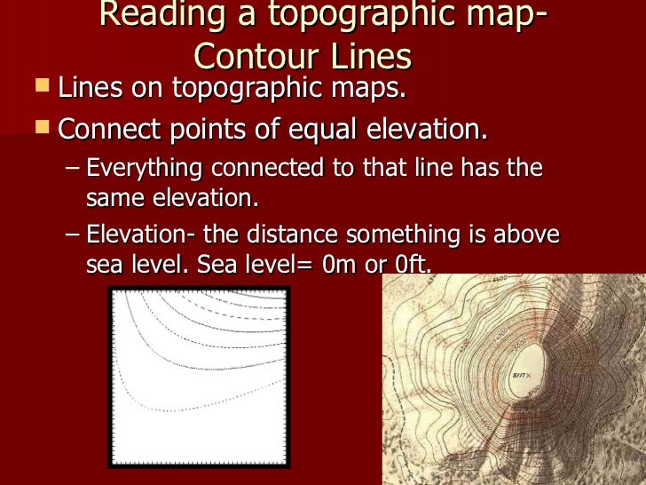 Topographic maps for UDL lesson
