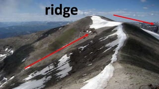 Continuous Ridge Geography Topography | PPTX
