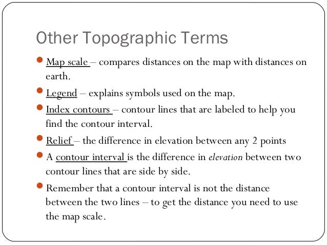 topography powerpoint