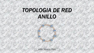 TOPOLOGIA DE RED
ANILLO
Adolfo Eliezar Ku Chable
 