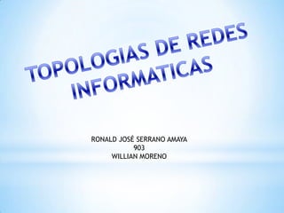 RONALD JOSÉ SERRANO AMAYA
903
WILLIAN MORENO
 