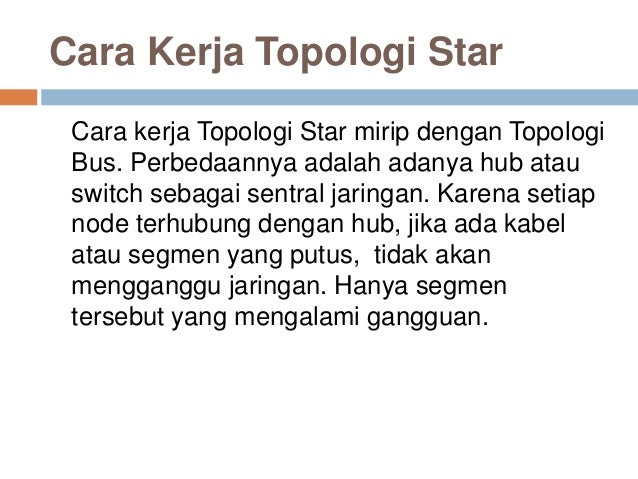 Topologi Jaringan