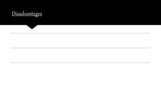 Disadvantages
1. The installation of a tree topology is difficult.
2. There can be security issues with a tree topology.
3. A tree topology relies heavily on its main bus cable.
 