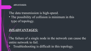 Network topology and it's types | PPTX | Computer Networking | Computing