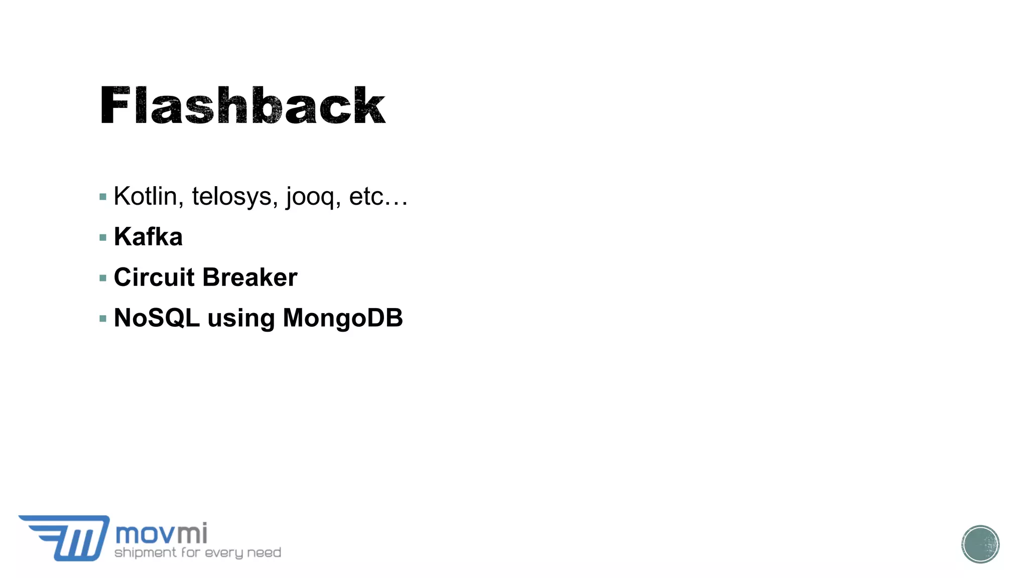 Topology backend using kafka | PPT
