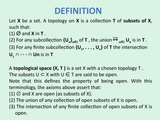 Comprehensive Introduction to Elementary Topology and Its Concepts | PPTX