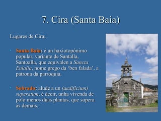 Toponimia de silleda ii (cervaña, cira, cortegada, chapa) PPT