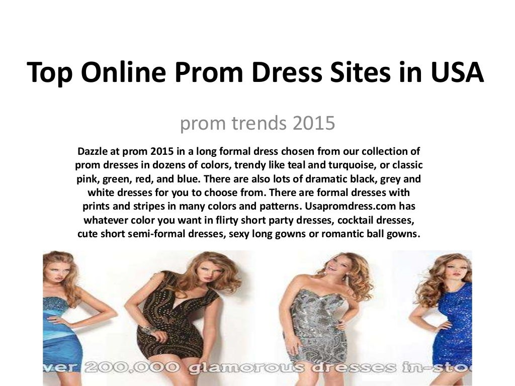 Top online prom dress sites in usa