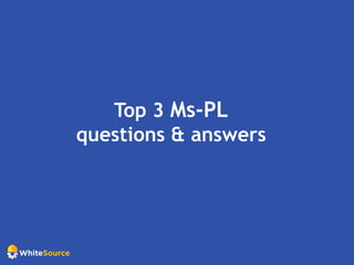 Top 3 Ms-PL
questions & answers
 