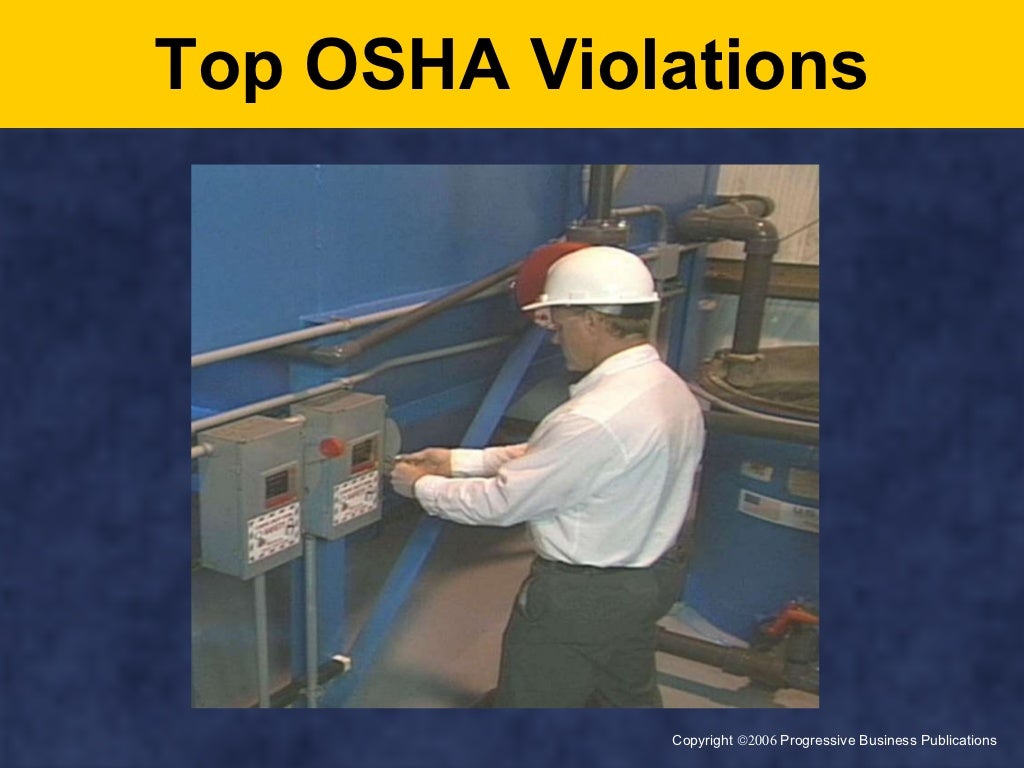 Top Osha Violations