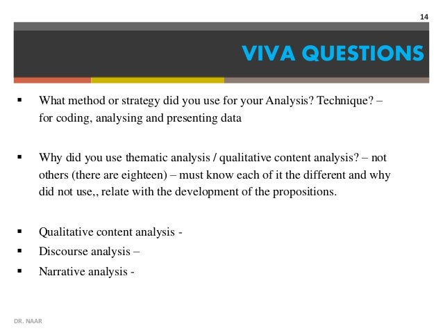 Sample phd viva answers image