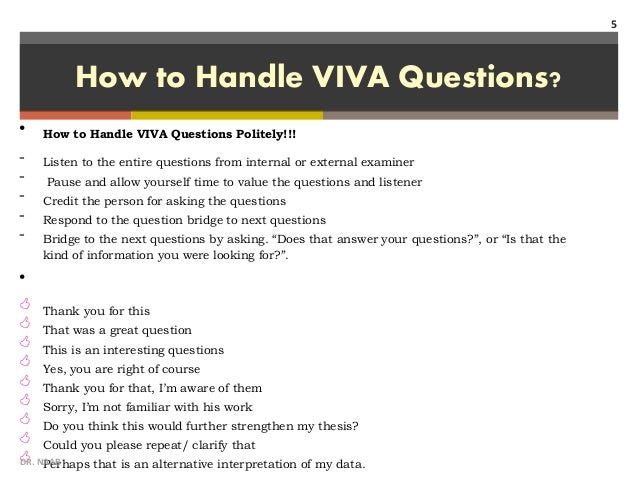 Nasty phd viva questions picture