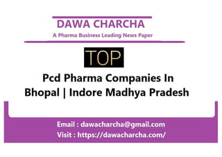 Top pcd companies in madhya pradesh