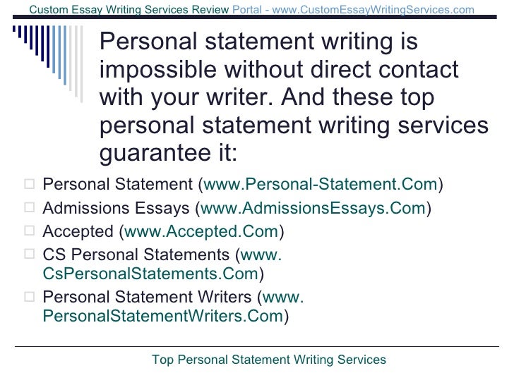 top personal statement writing services