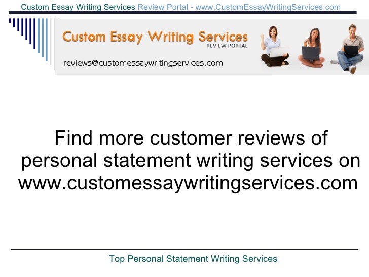 Top personal statement writing services