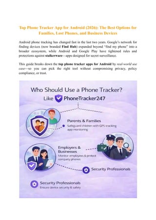 Top Phone Tracker App for Android (2026)_ The Best Options for Families ...