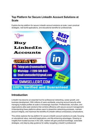 Top Platform for Buying LinkedIn Account Solutions at Scale.pdf