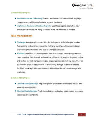 Top Project Management Challenges and How to Overcome Them | PDF