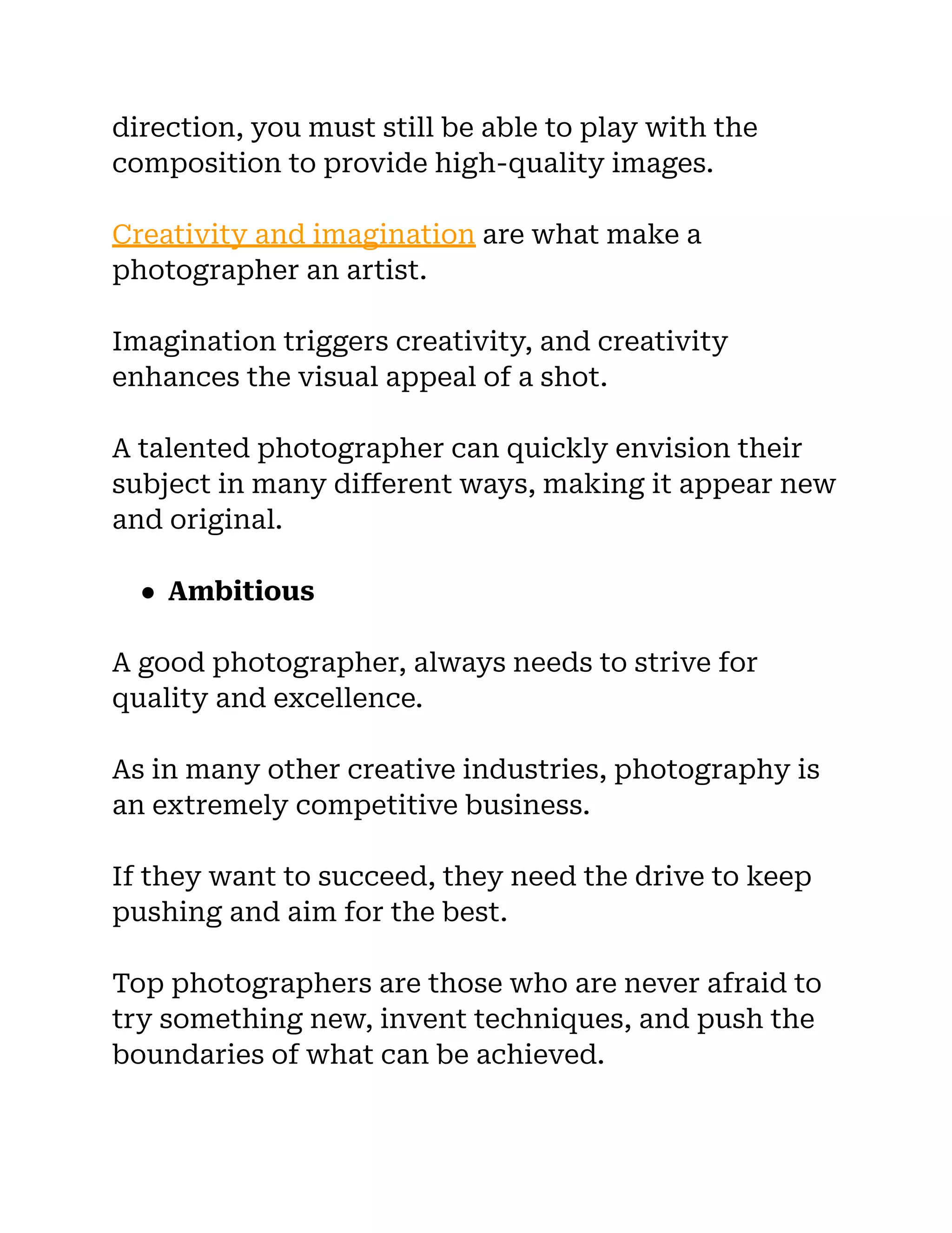 Image showcasing Top Qualities of a Good Photographer.pdf