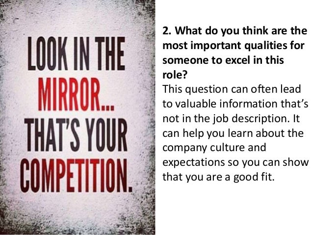 what to ask in a job interview