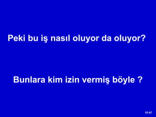 Peki bu iş nasıl oluyor da oluyor?  Bunlara kim izin vermiş böyle ? 
