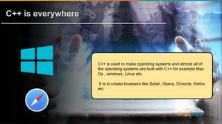 Top reasons to learn C++ | PPTX