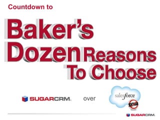 Countdown to




               over
 