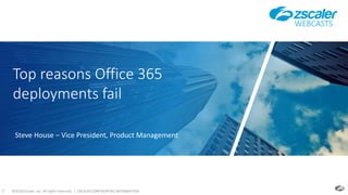 Top reasons o365 deployments fail | PPT