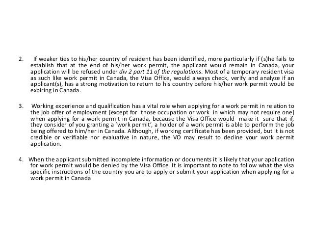 reasons for applying