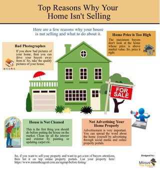 Top Reasons Why Your Home Is Not Selling