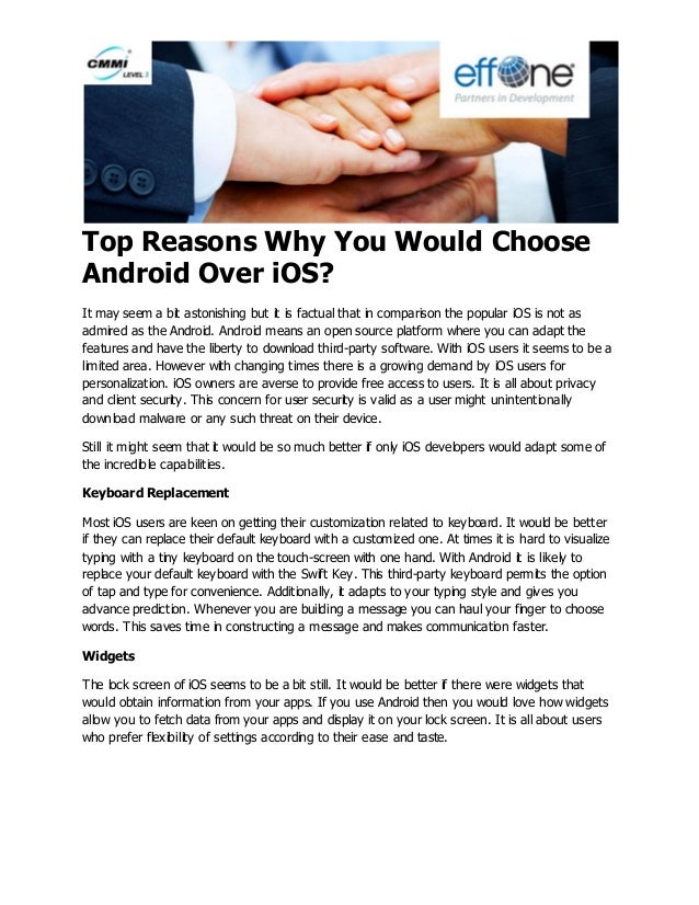 top reasons why you would choose android over ios 1 638